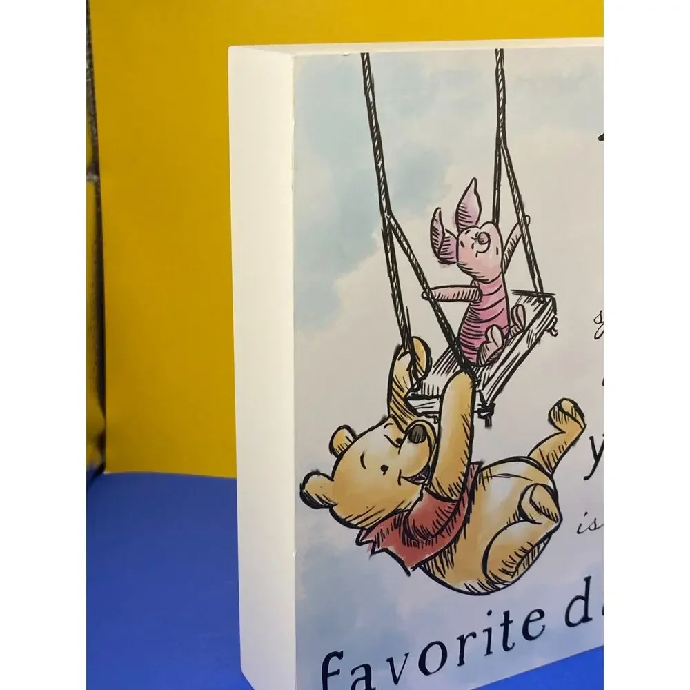Winnie the Pooh Piglet Lot of 3 Standing Hanging Signs